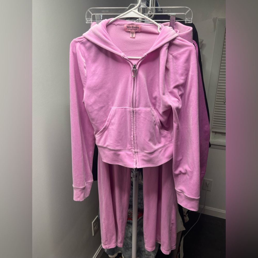 Juicy Couture Pink Hoodie and Pant Set